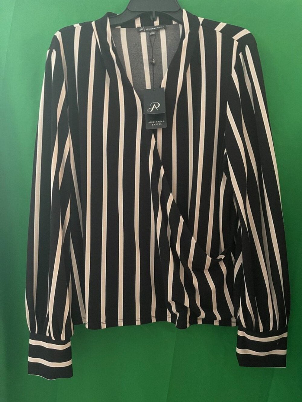 Adrianna Papell Long Sleeve Blouse XL